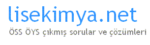 �ss �ys kimya sorular� | lisekimya.net